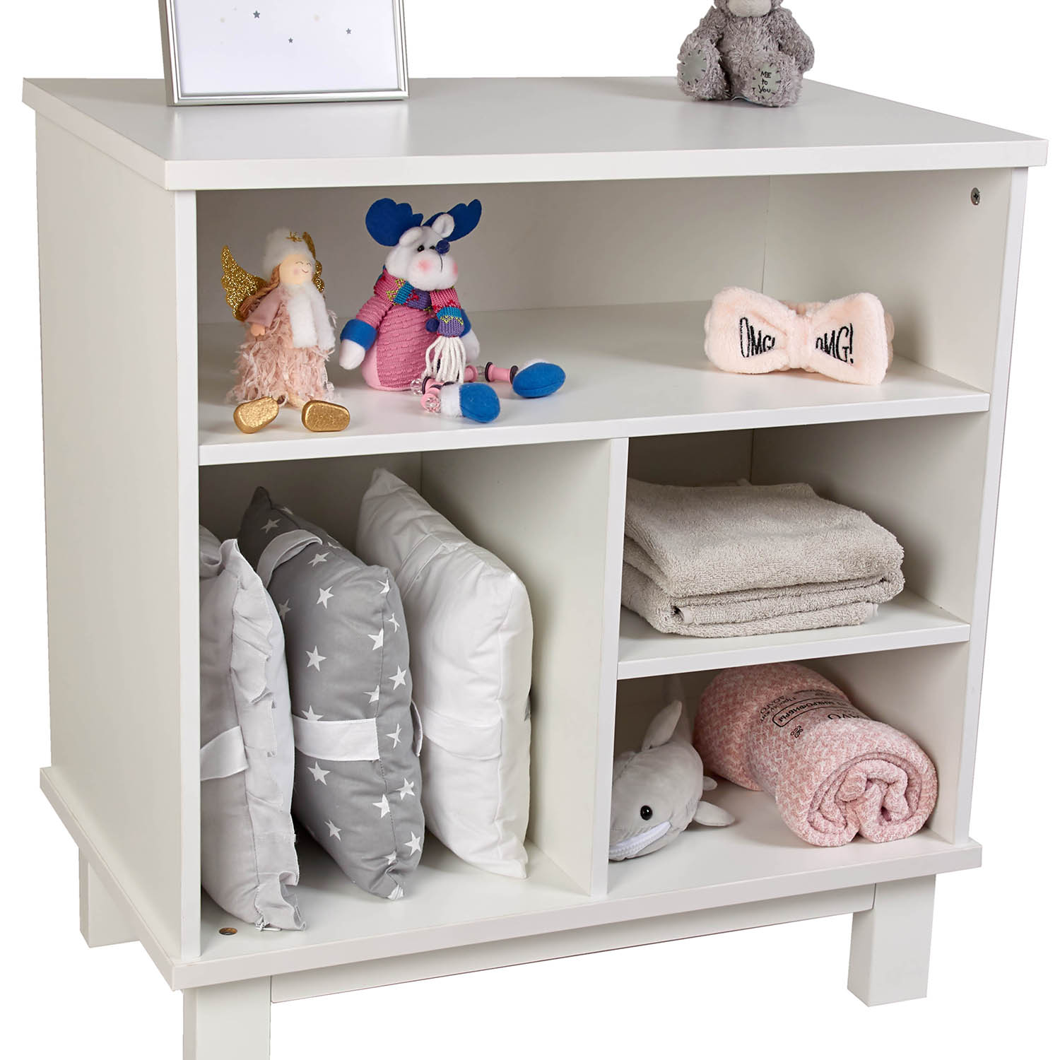 Комод для игрушек и книг Polini kids Белый - фото 9