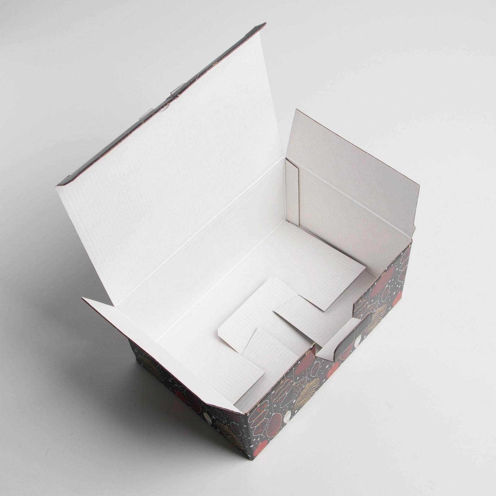 Коробка Дарите Счастье складная «С Новым Годом». 22×15×10 см - фото 7