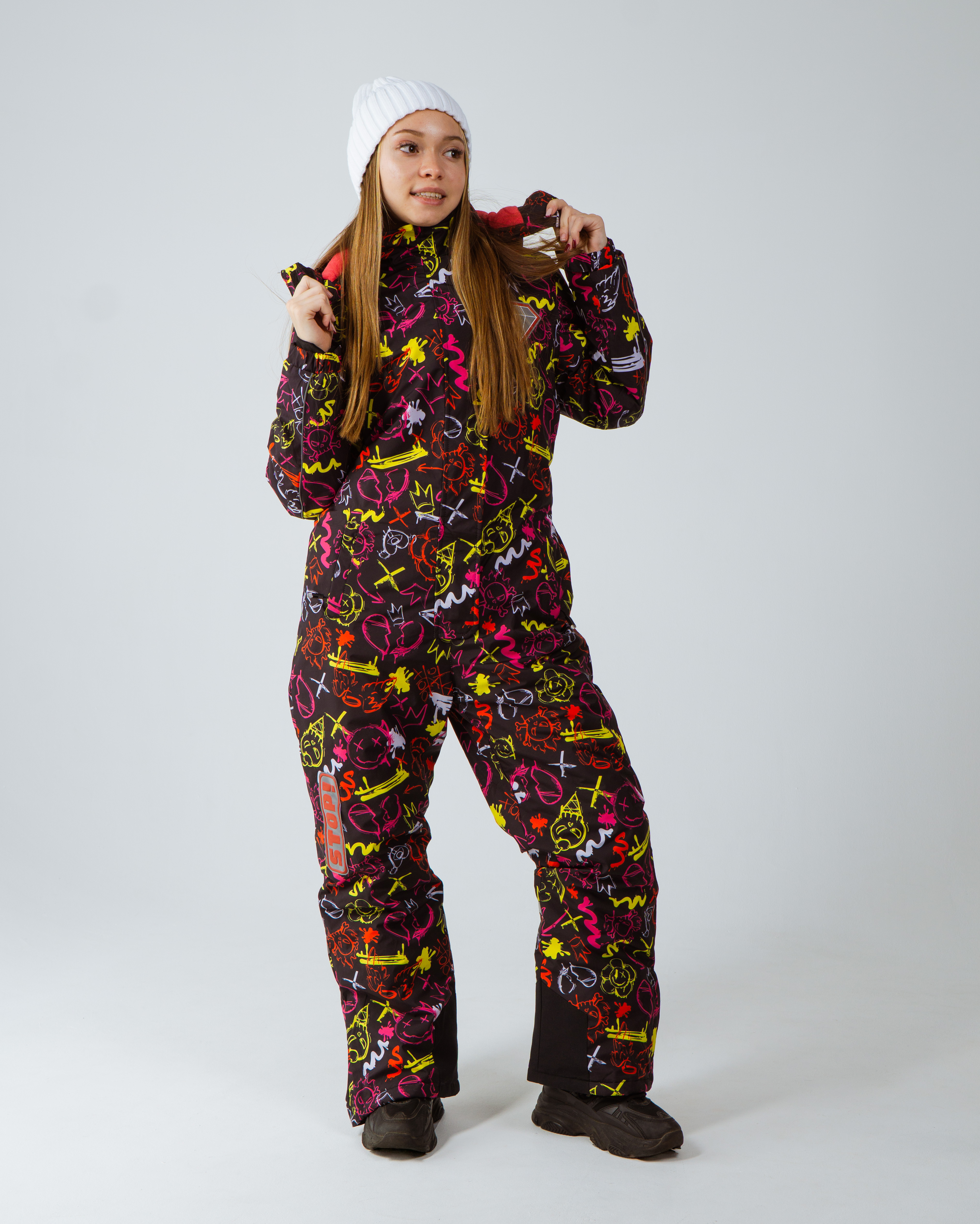 Комбинезон Saimaa GLO-10 черно-розовый - фото 2