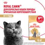 Корм сухой для кошек ROYAL CANIN British Shorthair 4кг британской короткошерстной породы