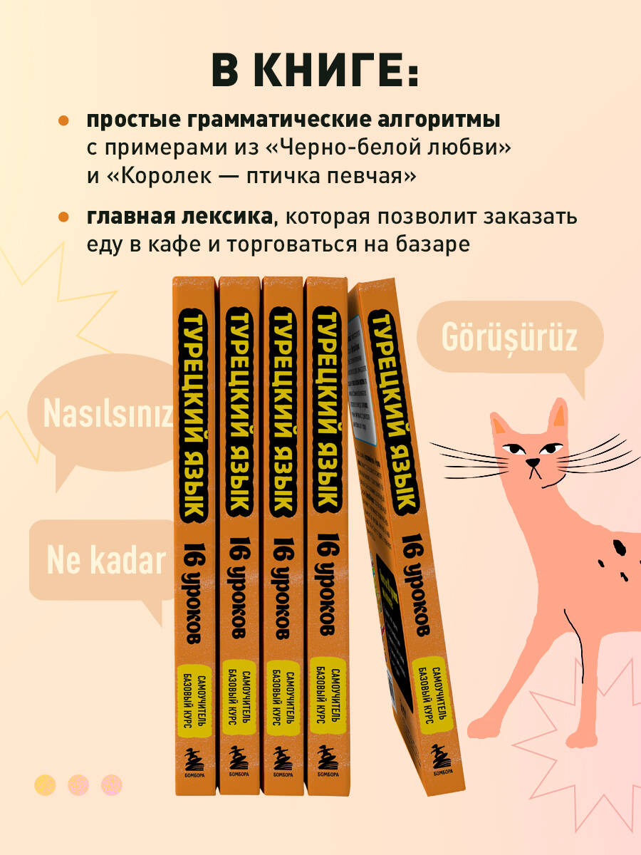 Книга БОМБОРА Турецкий язык, 16 уроков. Базовый курс - фото 3