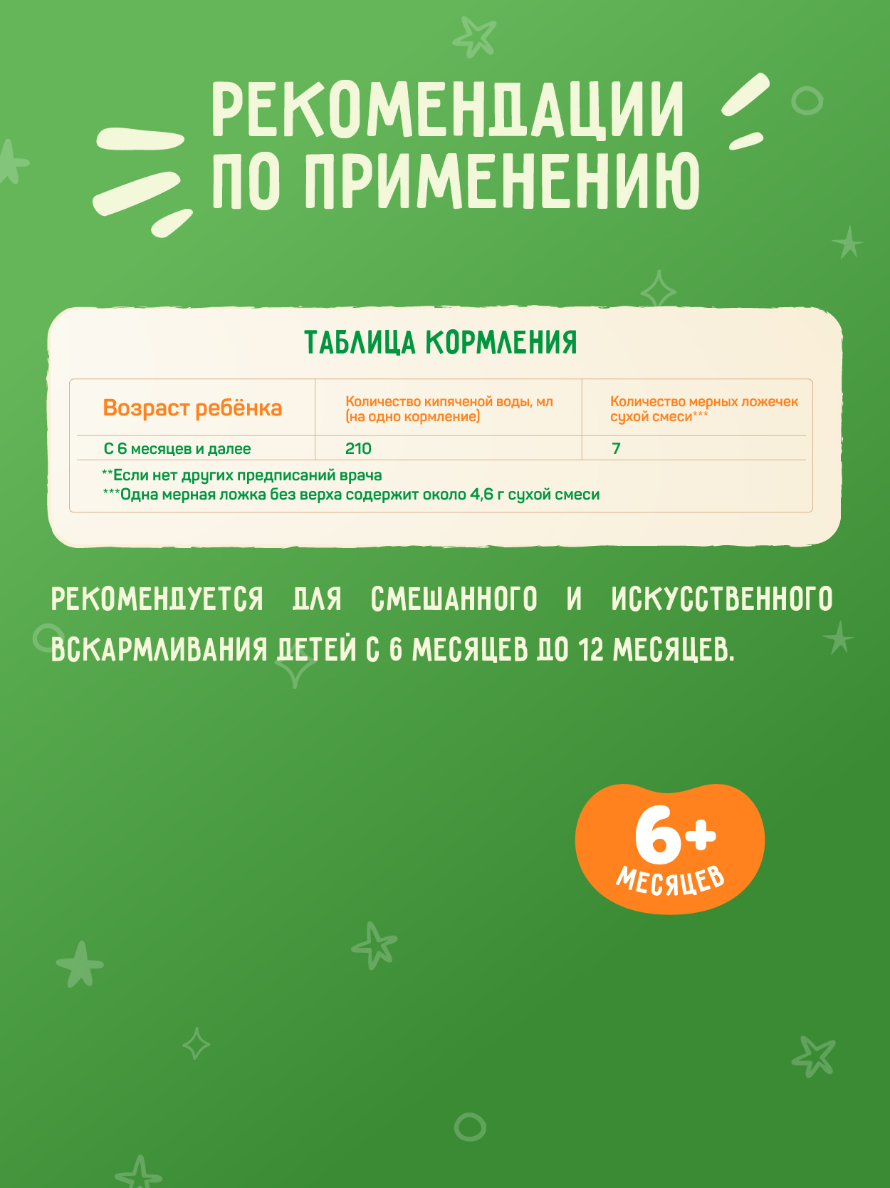 Смесь молочная Маленькое счастье 2формула 300г с 6 месяцев - фото 5