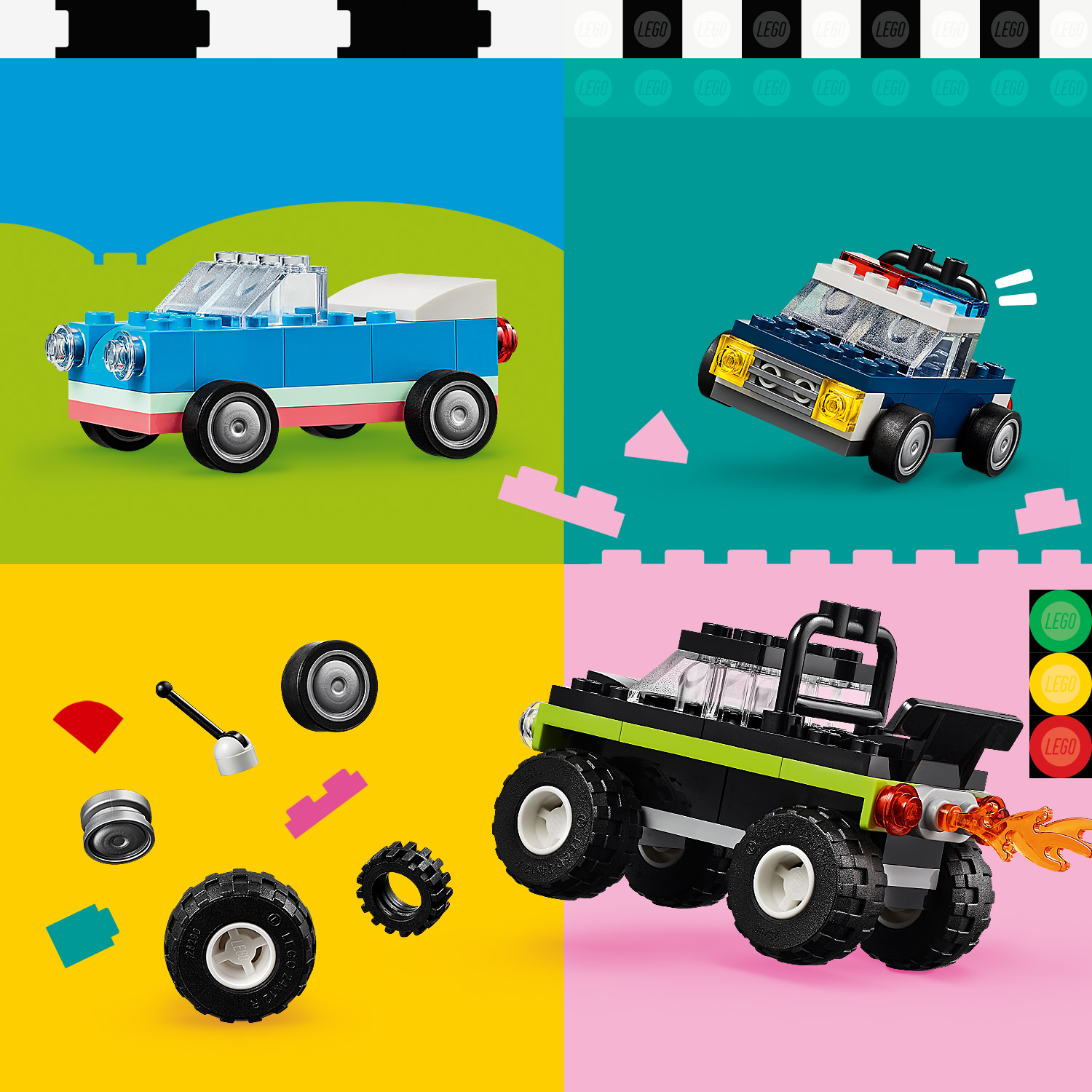 Конструктор LEGO Classic Креативный транспорт - фото 8
