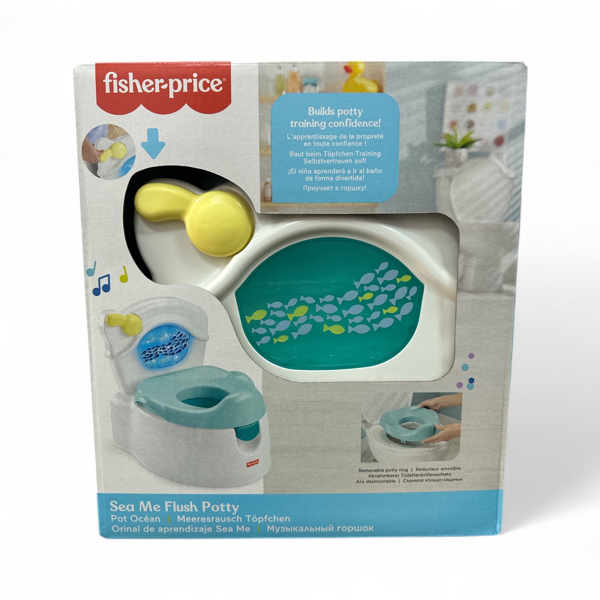 Горшок Fisher Price музыкальный белый - фото 1