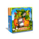 Книга Омега-Пресс для малышей с мягкими пазлами Колобок