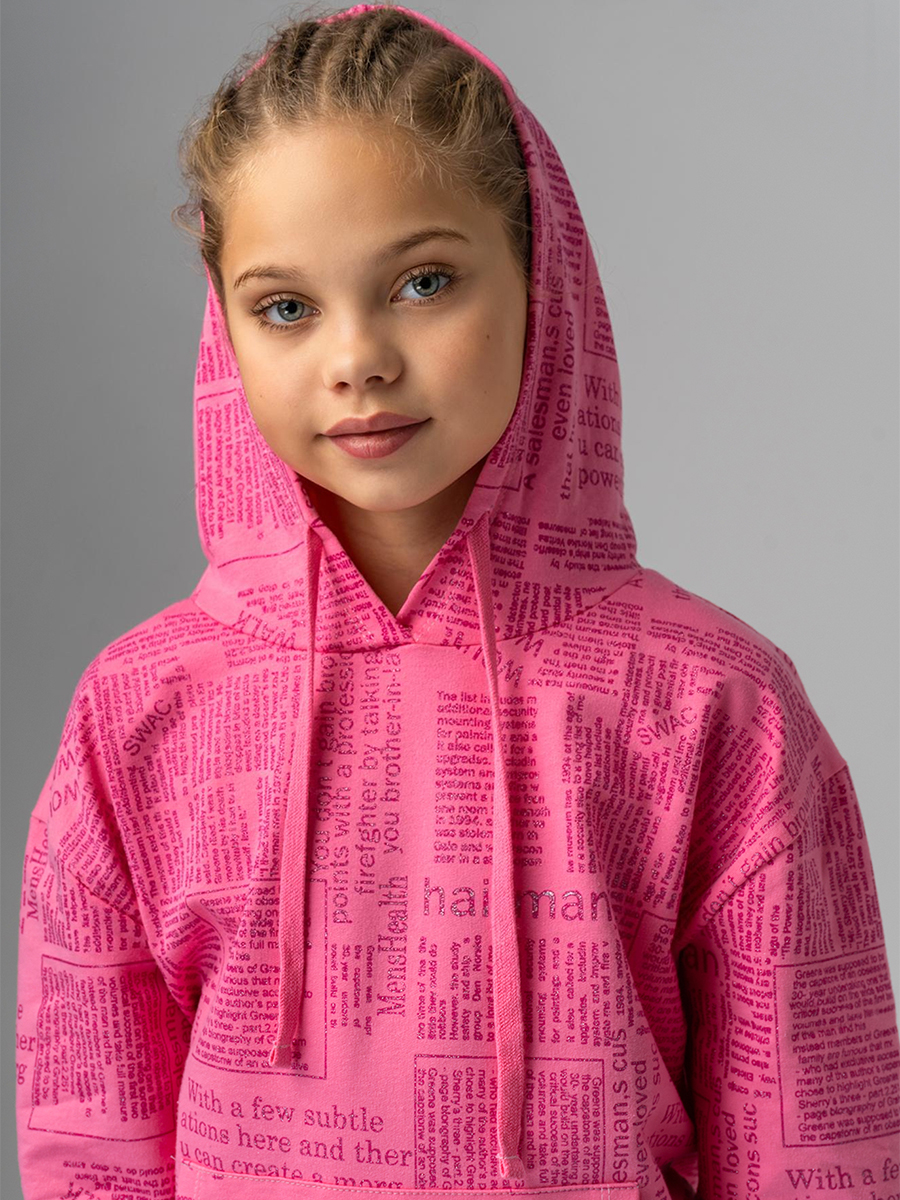 Худи BONITO KIDS SS6073розовый - фото 8