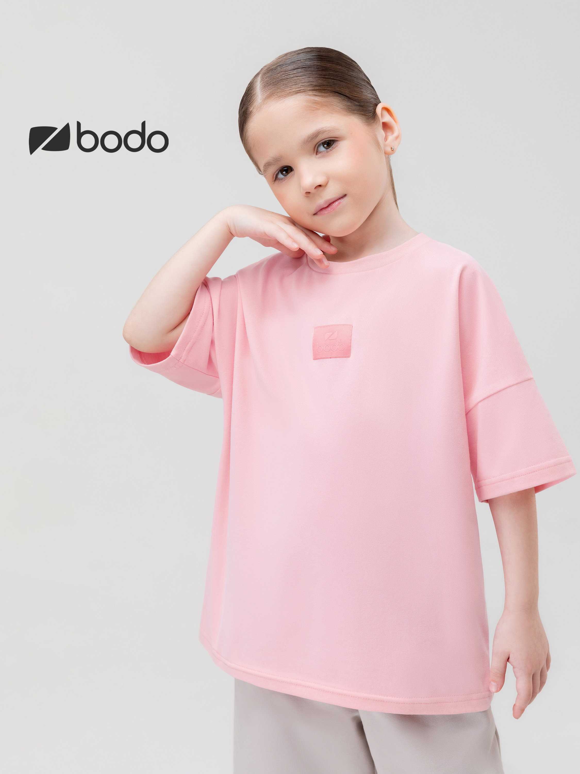 Футболка Bodo 4-371MU_розовый - фото 3