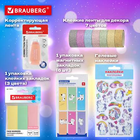 Набор канцелярский Brauberg Pastel 63 предм.