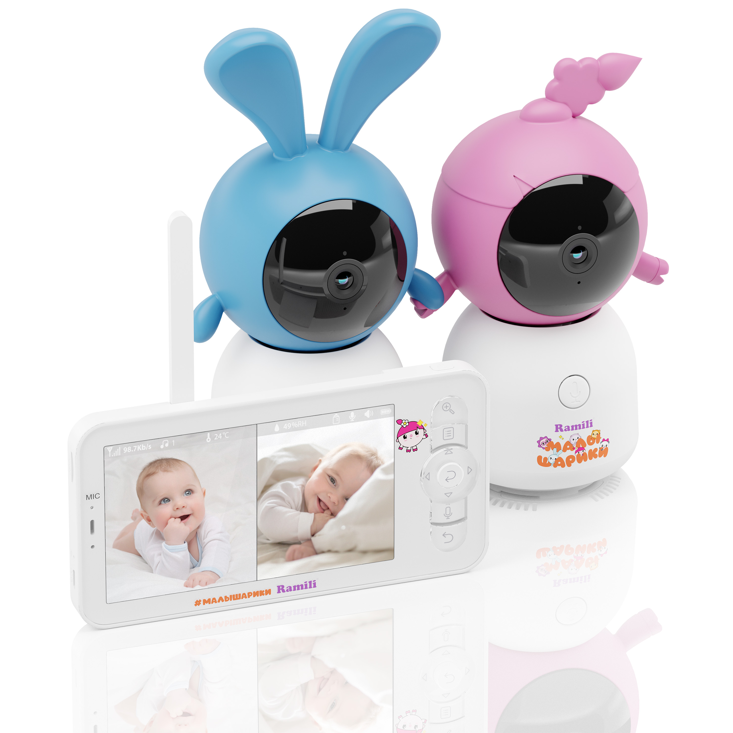 Видеоняня Ramili Малышарики Нюша и Крошик - фото 14