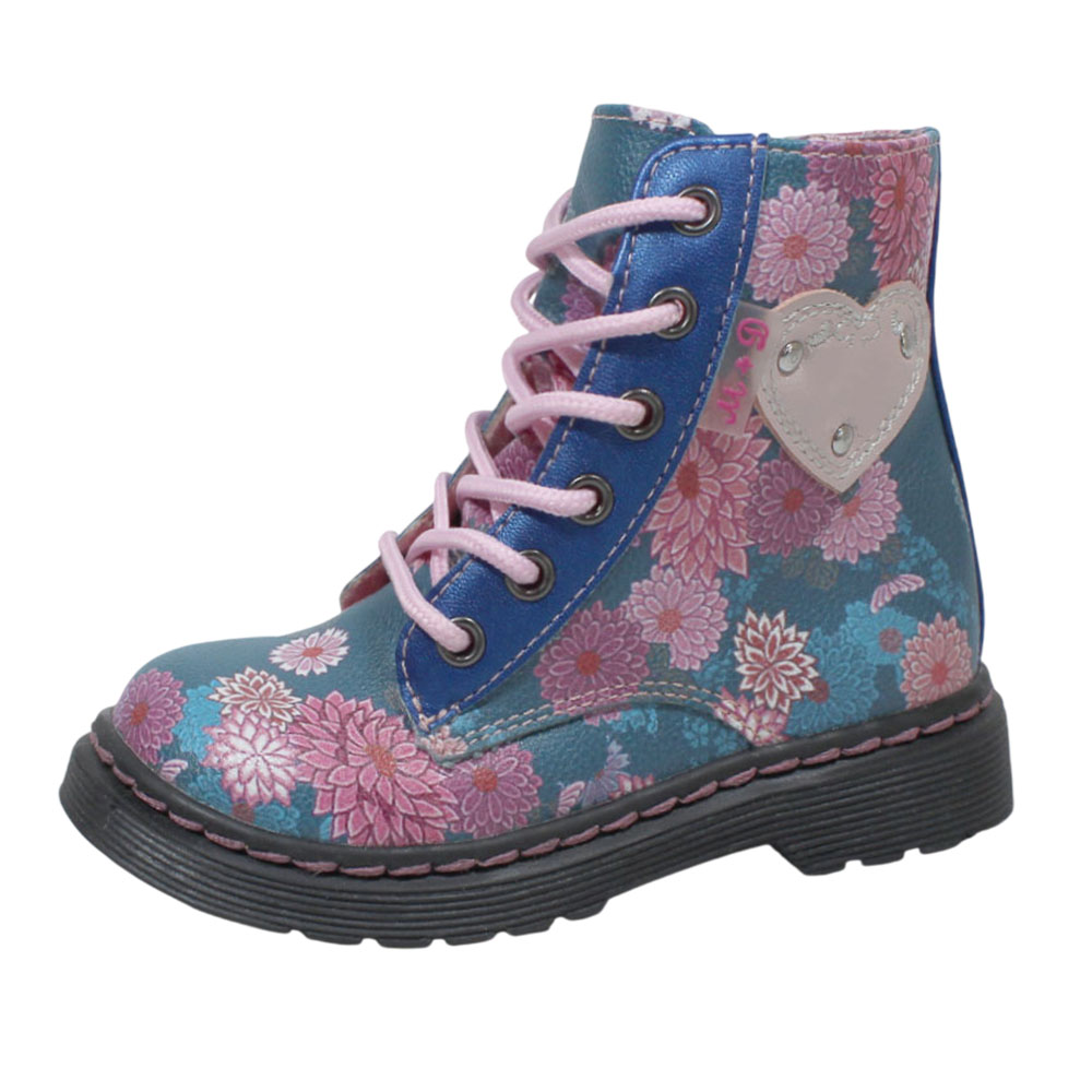 Ботинки Europen 5719-SV EUROPEN Ботинки для девочки,синий,розовый - фото 1