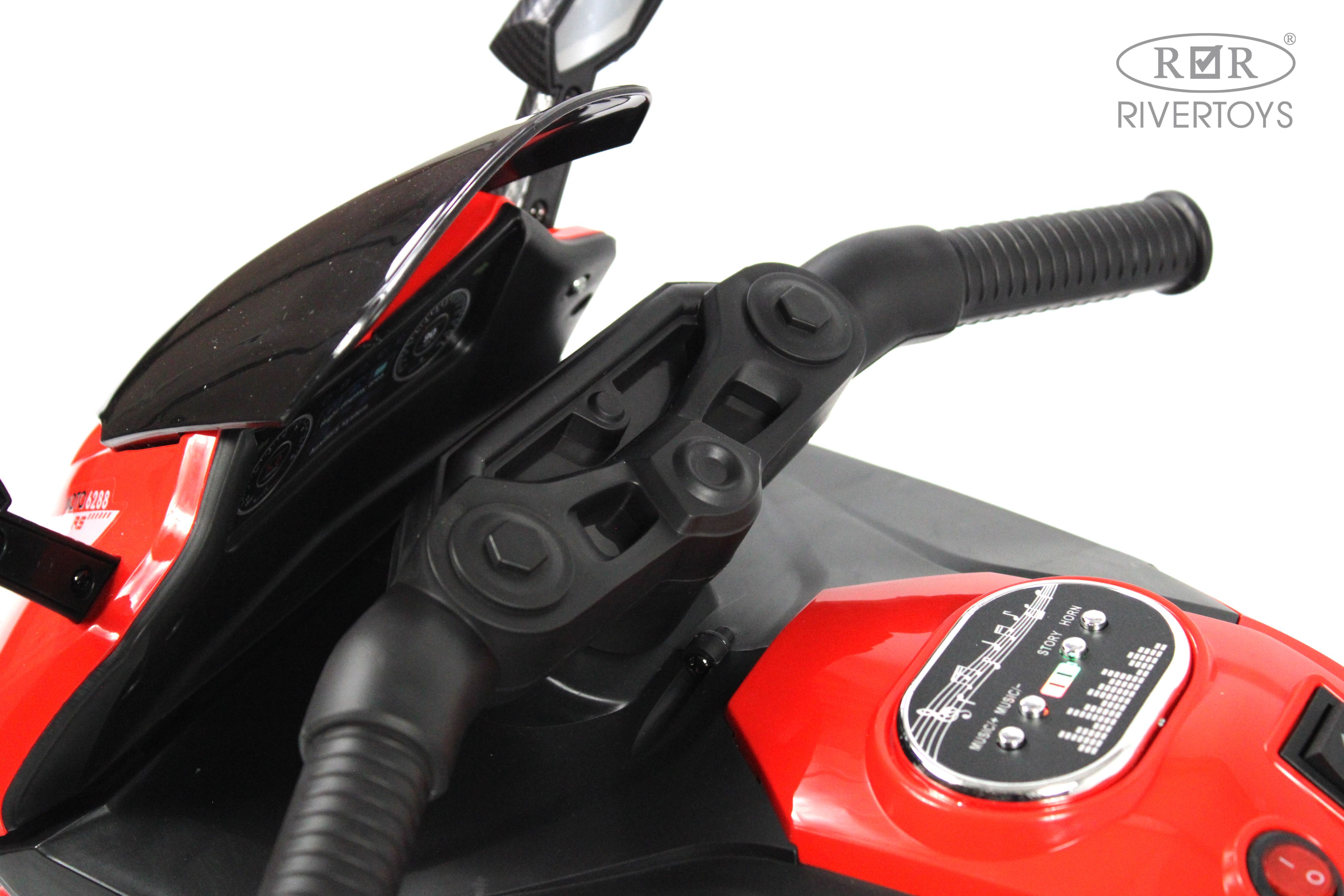 Электромобиль RIVERTOYS K002PX-RED - фото 10