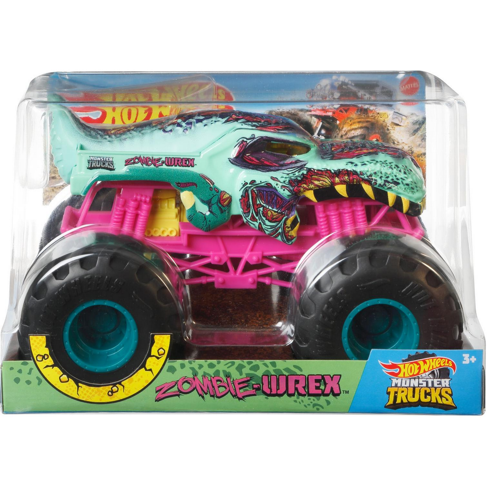 Автомобиль Hot Wheels Monster Tracks 1:24 FYJ83/GWL13 - фото 2