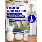 Глина Brauberg 1 кг 1 цв.