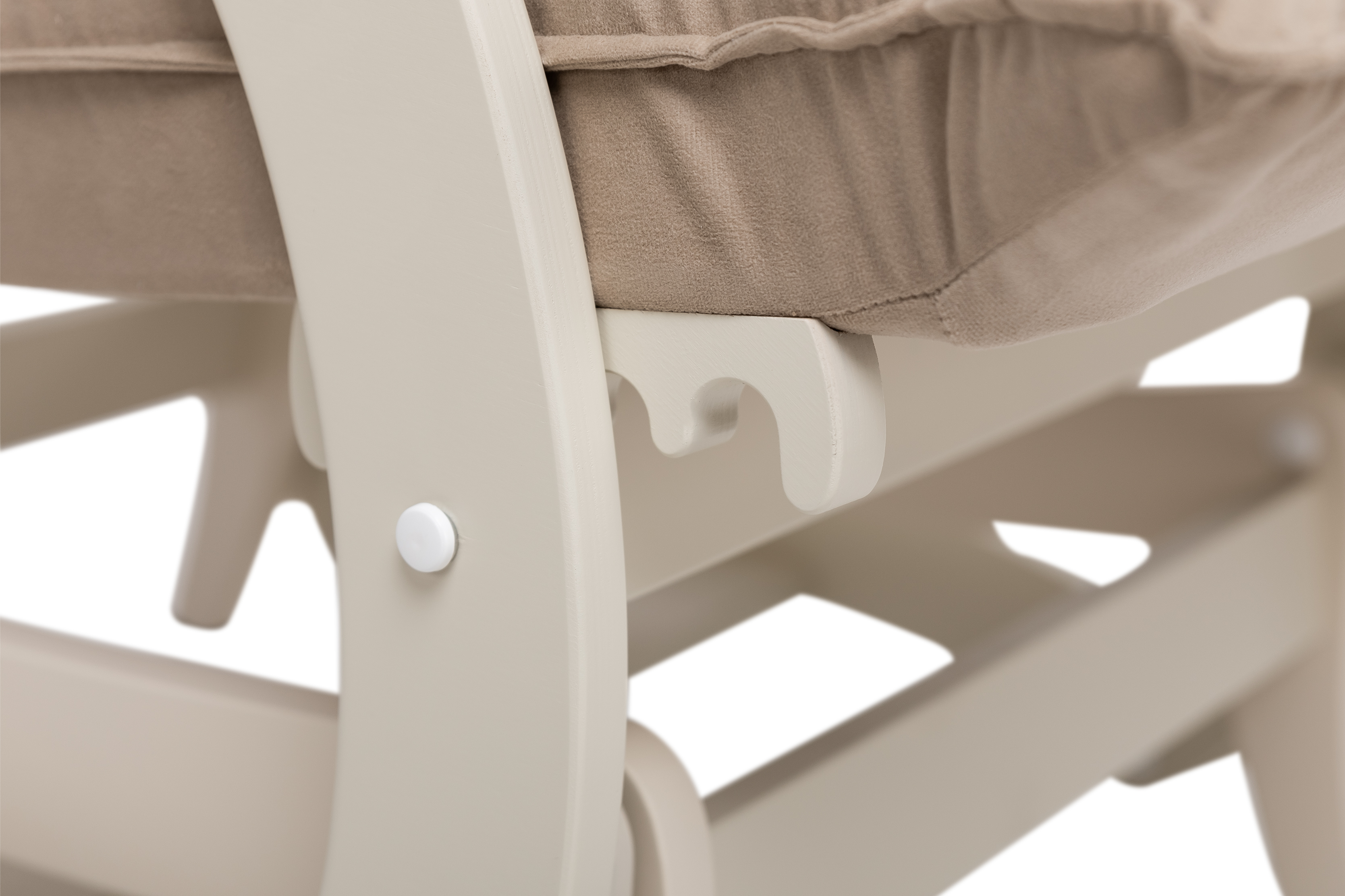 Кресло-качалка Leset Луно бежевый - фото 10