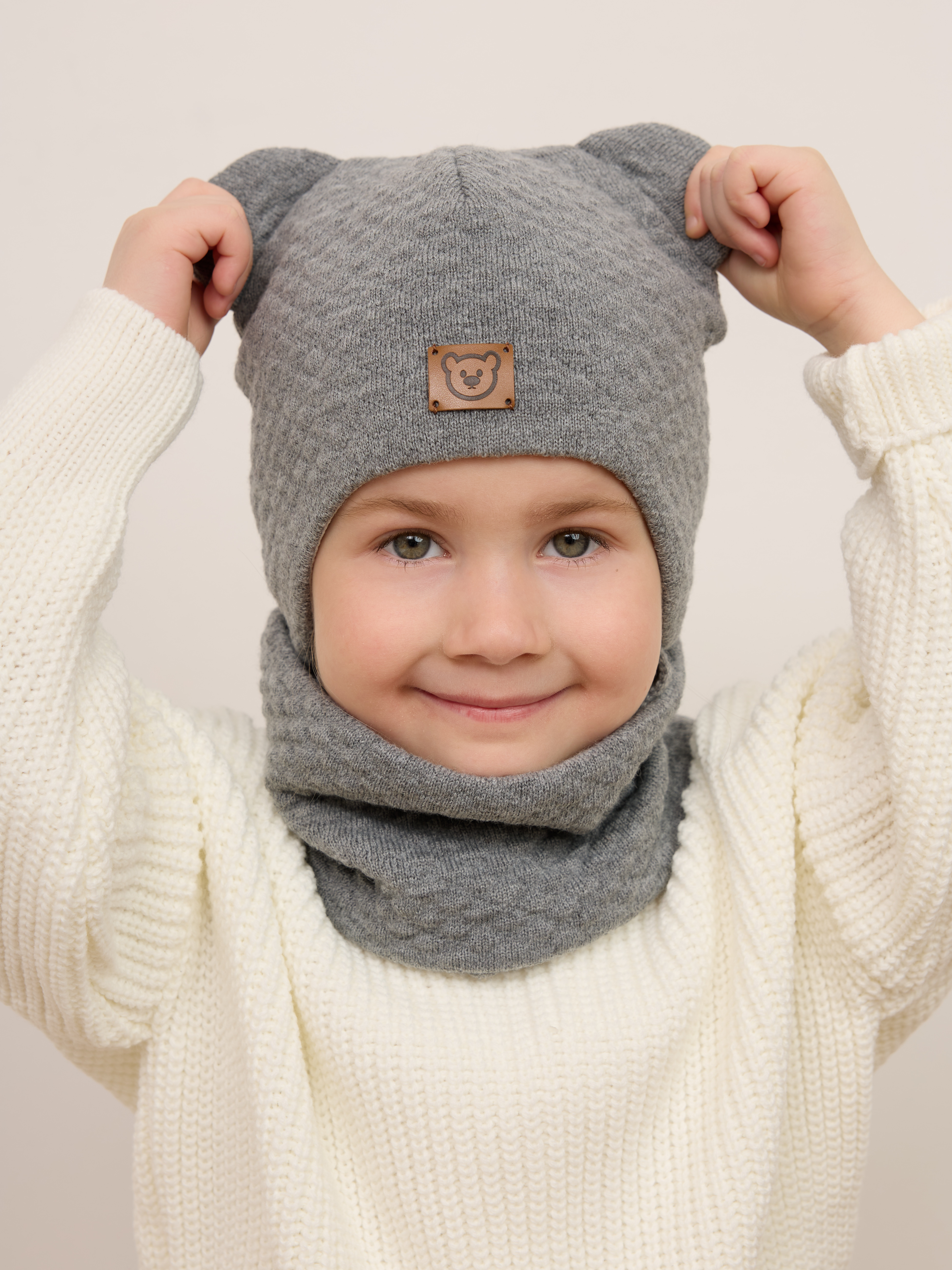 Шапка и снуд Starkoff Kids Д701803 - фото 1