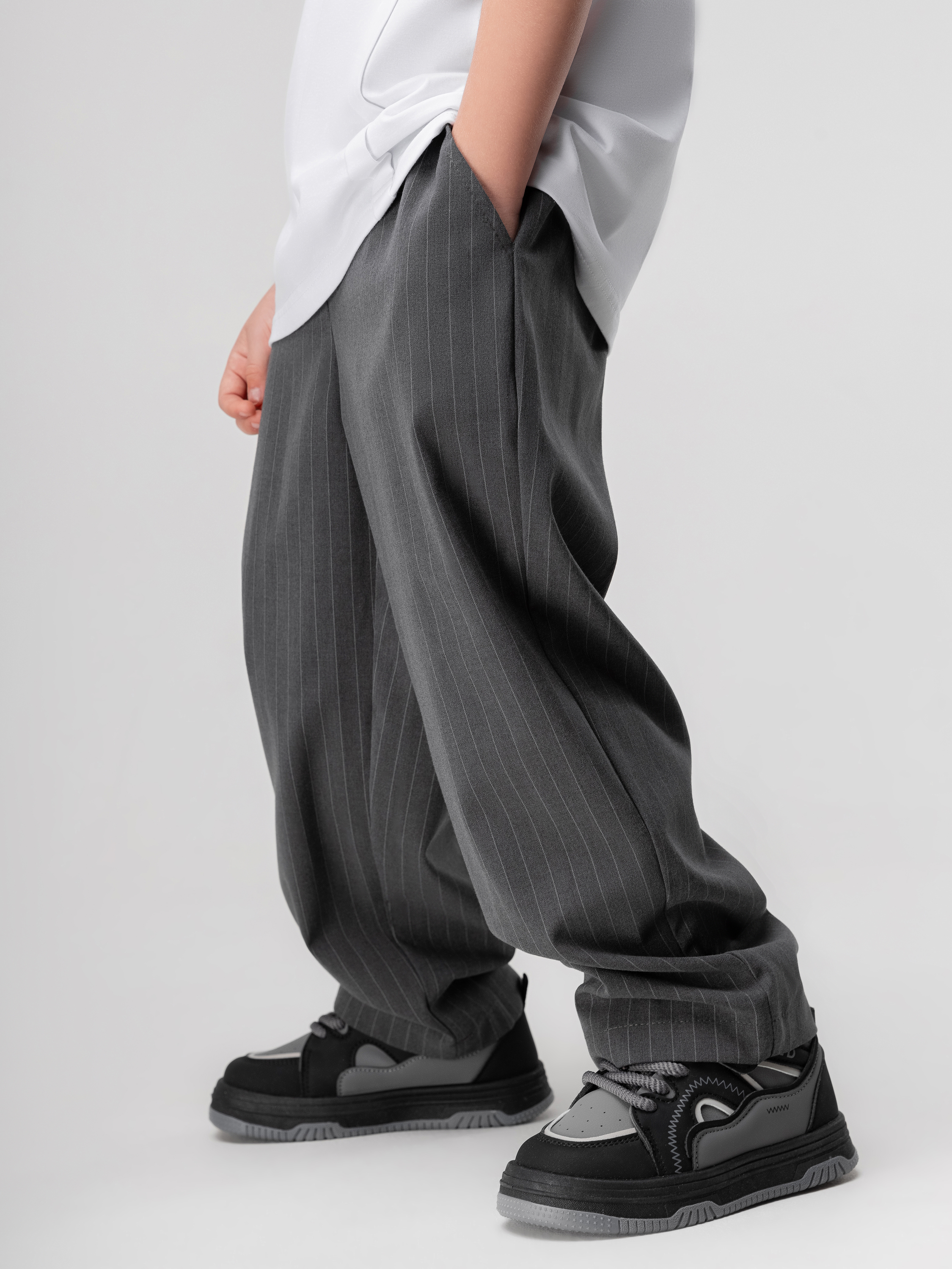 Брюки Bodo 6-638MU_серый (белый) - фото 6