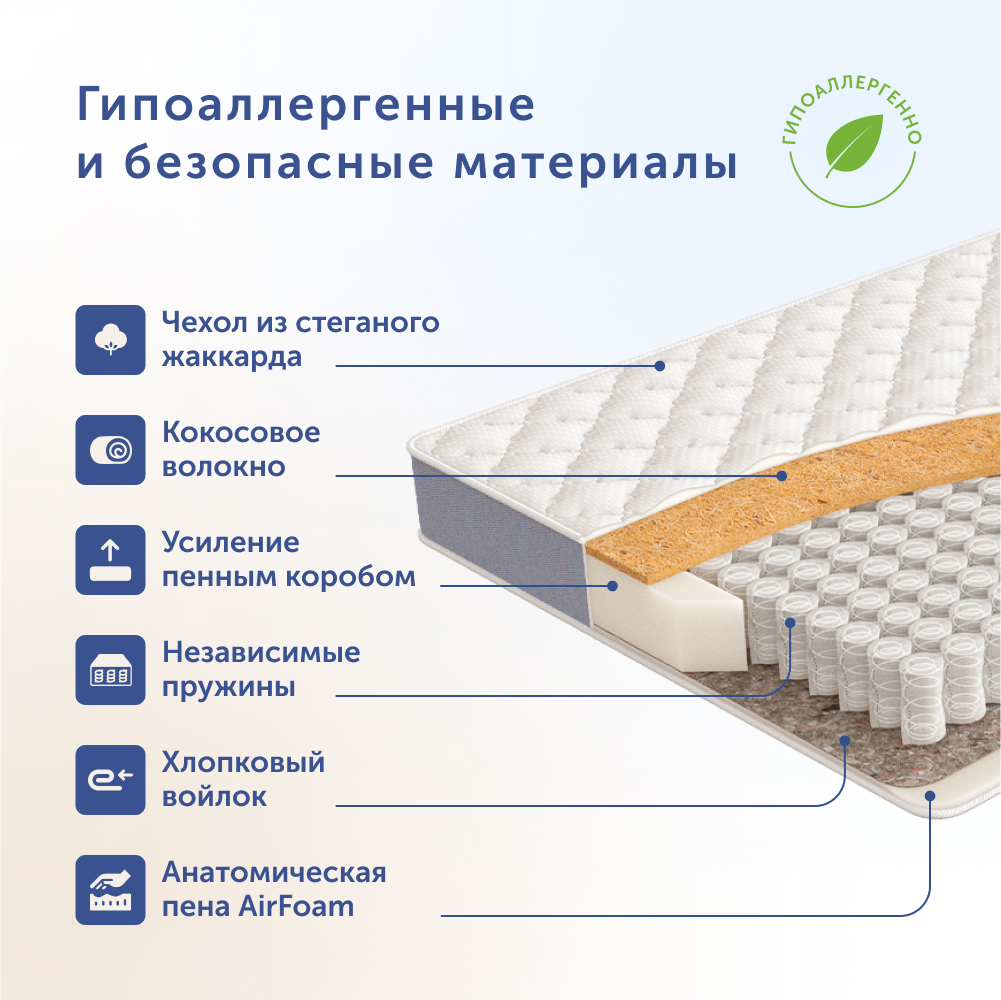 Матрас buyson Cute 200х90 - фото 5
