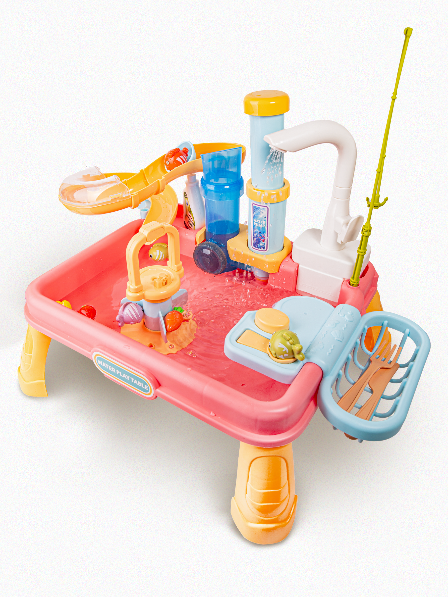 Игрушка BAZUMI Кухня детская раковина/рыбалка 27 предм. - фото 9