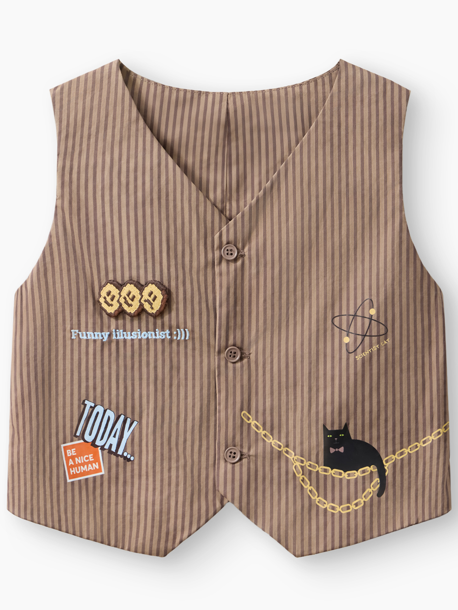 Жилет Happy Baby 88709-1_chocolate-strip - фото 1