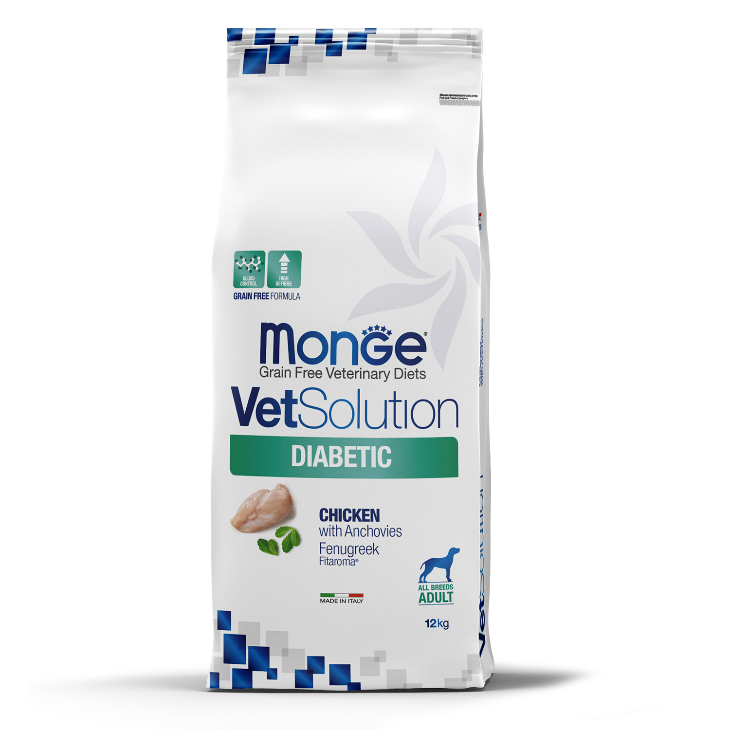 Корм для собак диетический MONGE VetSolution Dog Diabetic Диабетик при сахарном диабете 12кг - фото 5