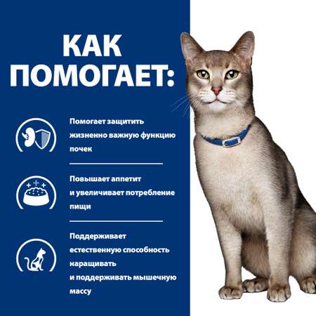 Корм для кошек HILLS 400г Prescription Diet k/d Kidney Care для здоровья почек с курицей сухой