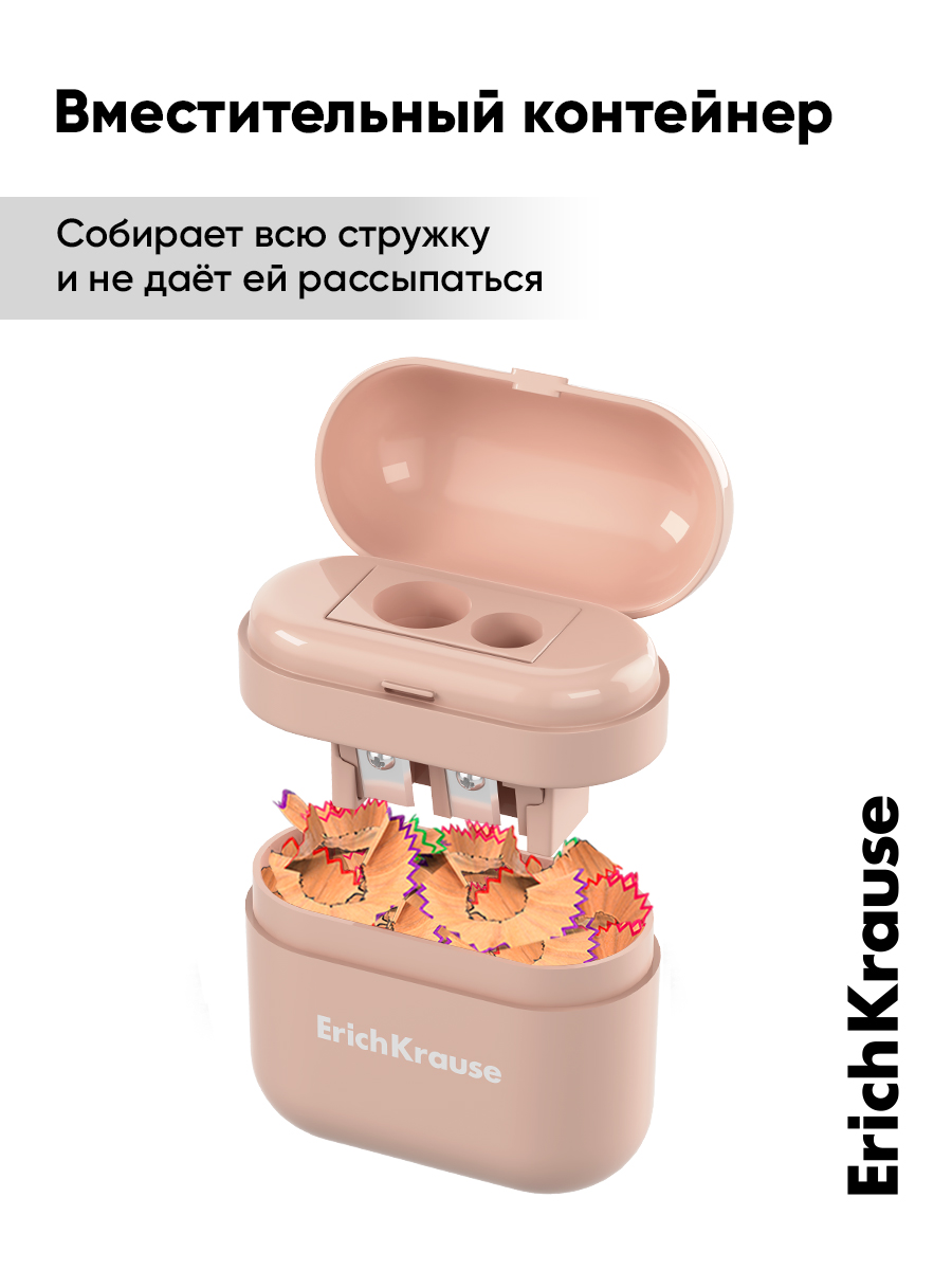 Точилка ErichKrause Кейс Дуо Манга 1 шт. - фото 4