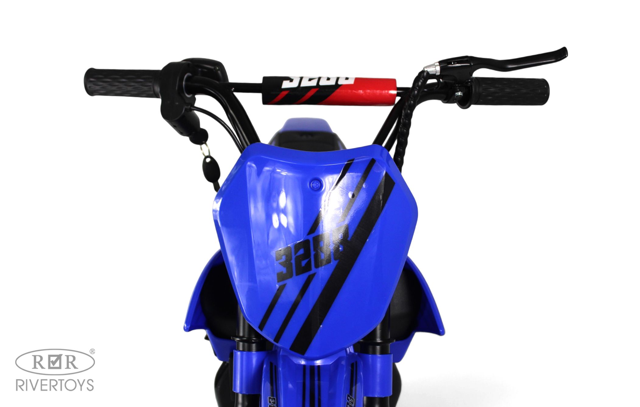 Электромотоцикл RIVERTOYS E777KX-MOTO-BLUE - фото 10