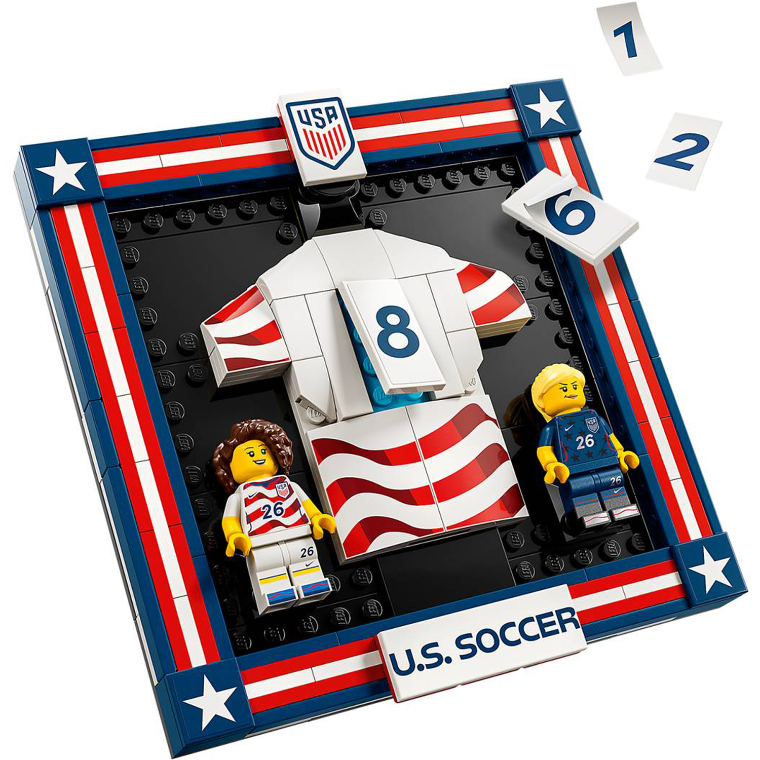 Конструктор LEGO Editions Футбольная форма США 2026 167 дет. - фото 5