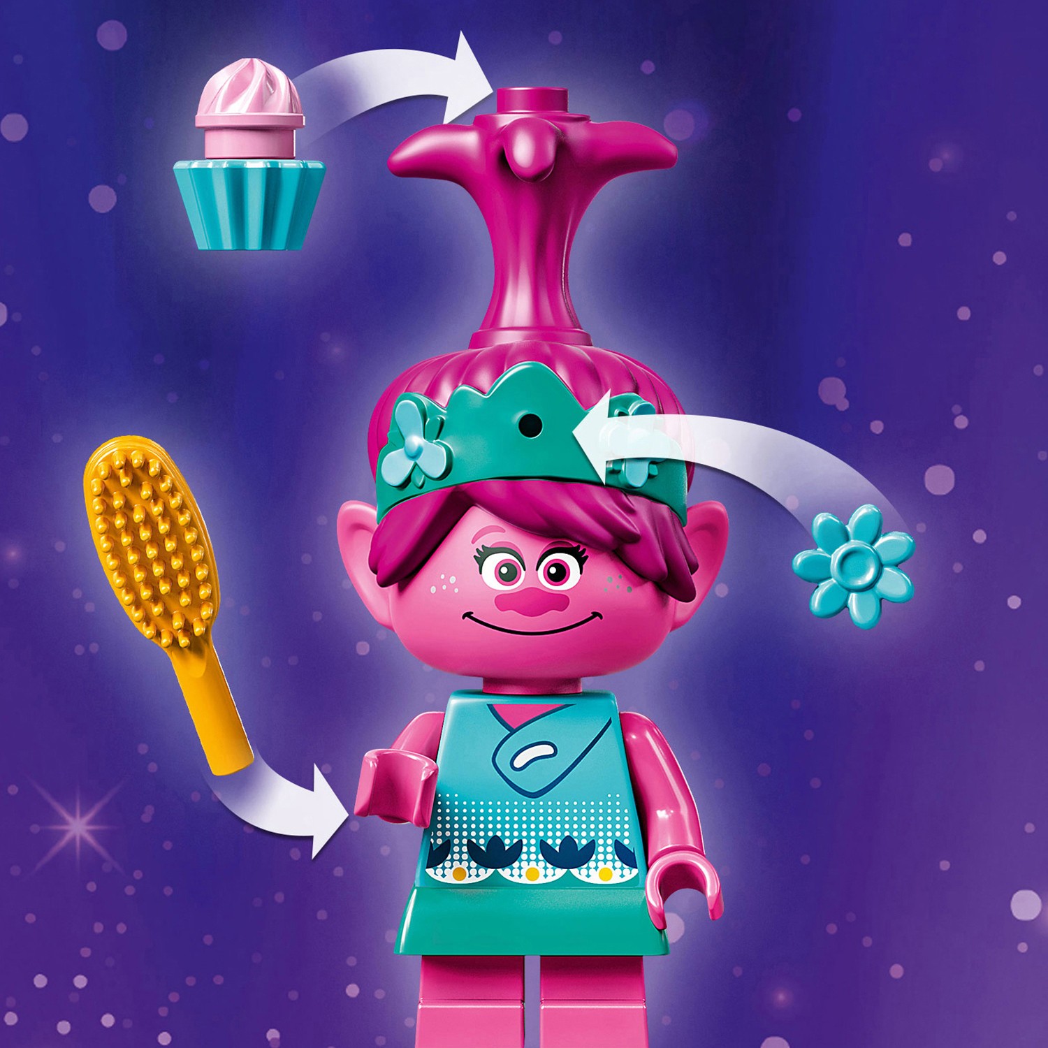 Конструктор LEGO Trolls Домик-бутон Розочки 103 дет. - фото 14