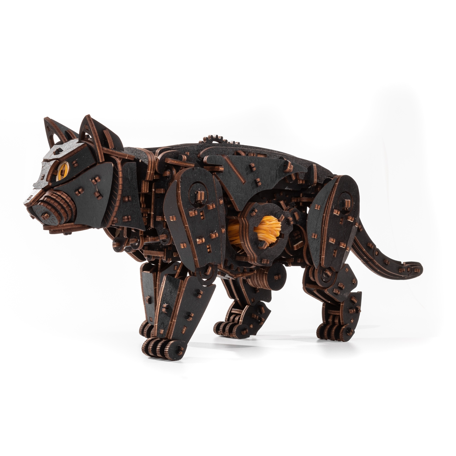 Конструктор Eco Wood Art Черный кот деревянный - фото 12