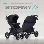 Коляска прогулочная MOWbaby MOWBaby Stormy, black черный