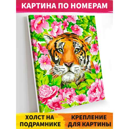 Картина по номерам Русская живопись Тигриная романтика