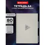 Тетрадь Brauberg клетка