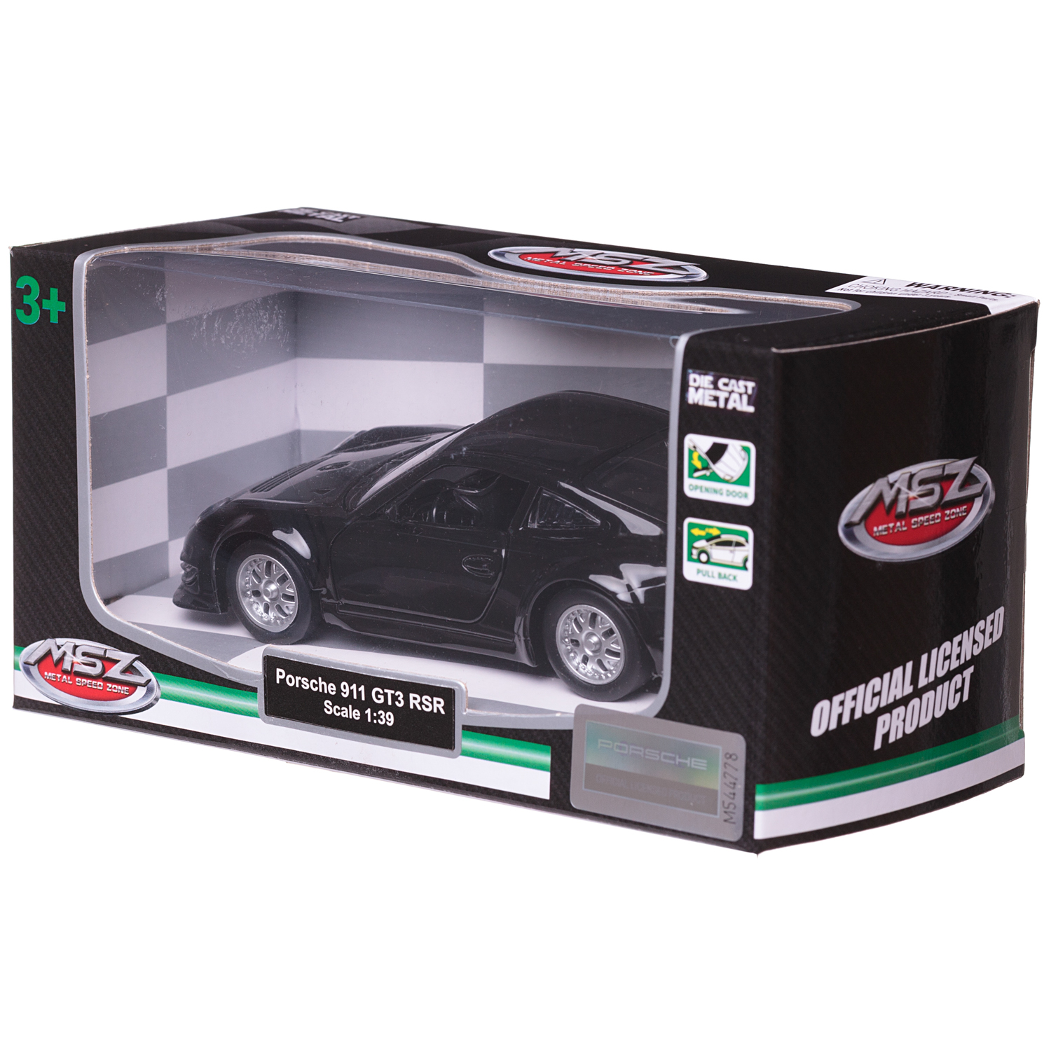 Автомобиль Abtoys Porsche MSZ 1:43 WE-15945B - фото 3