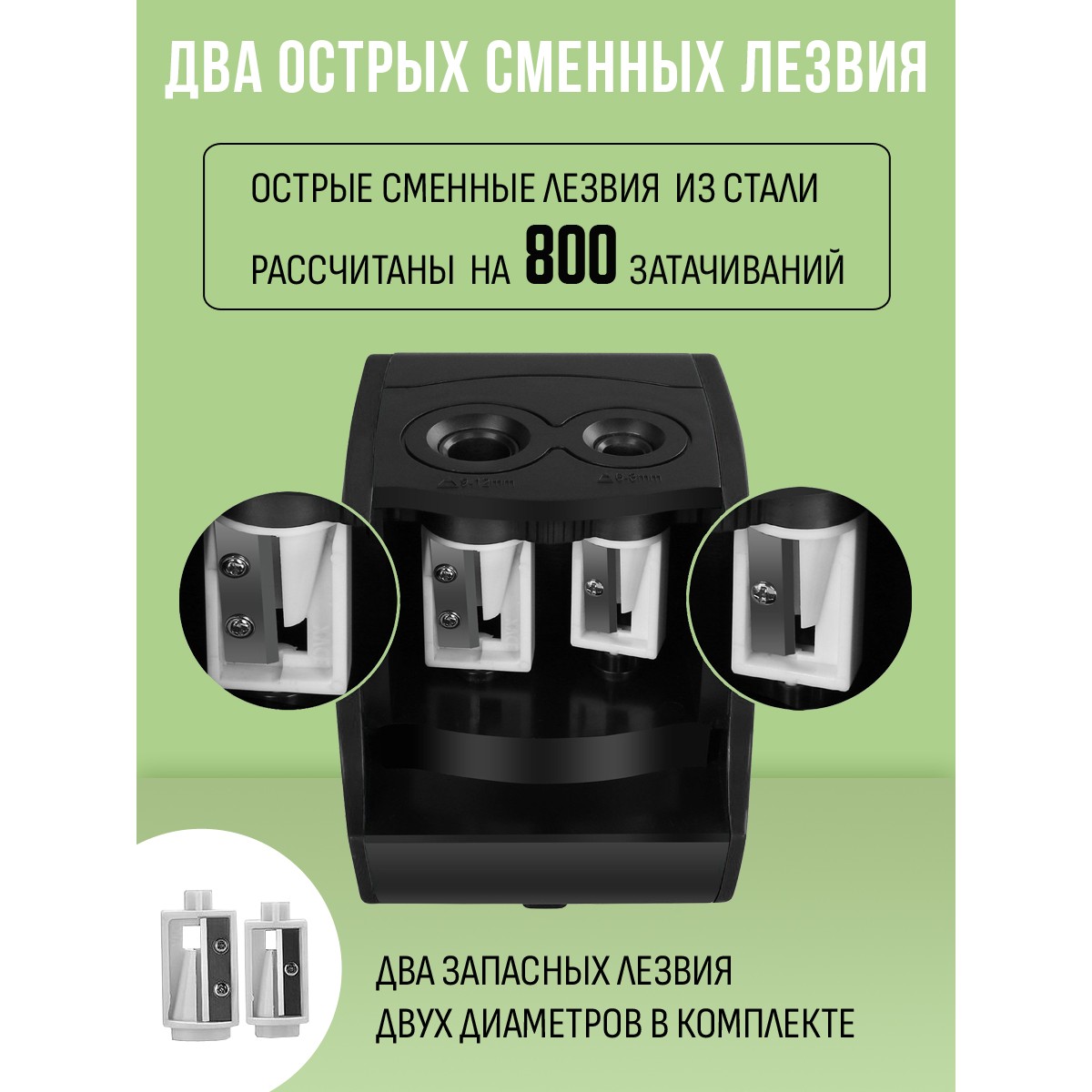 Точилка Orange Peel Черный - фото 3