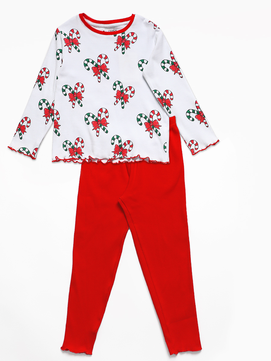 Пижама Соль и Перец SP0440KF/красн-бел - фото 1