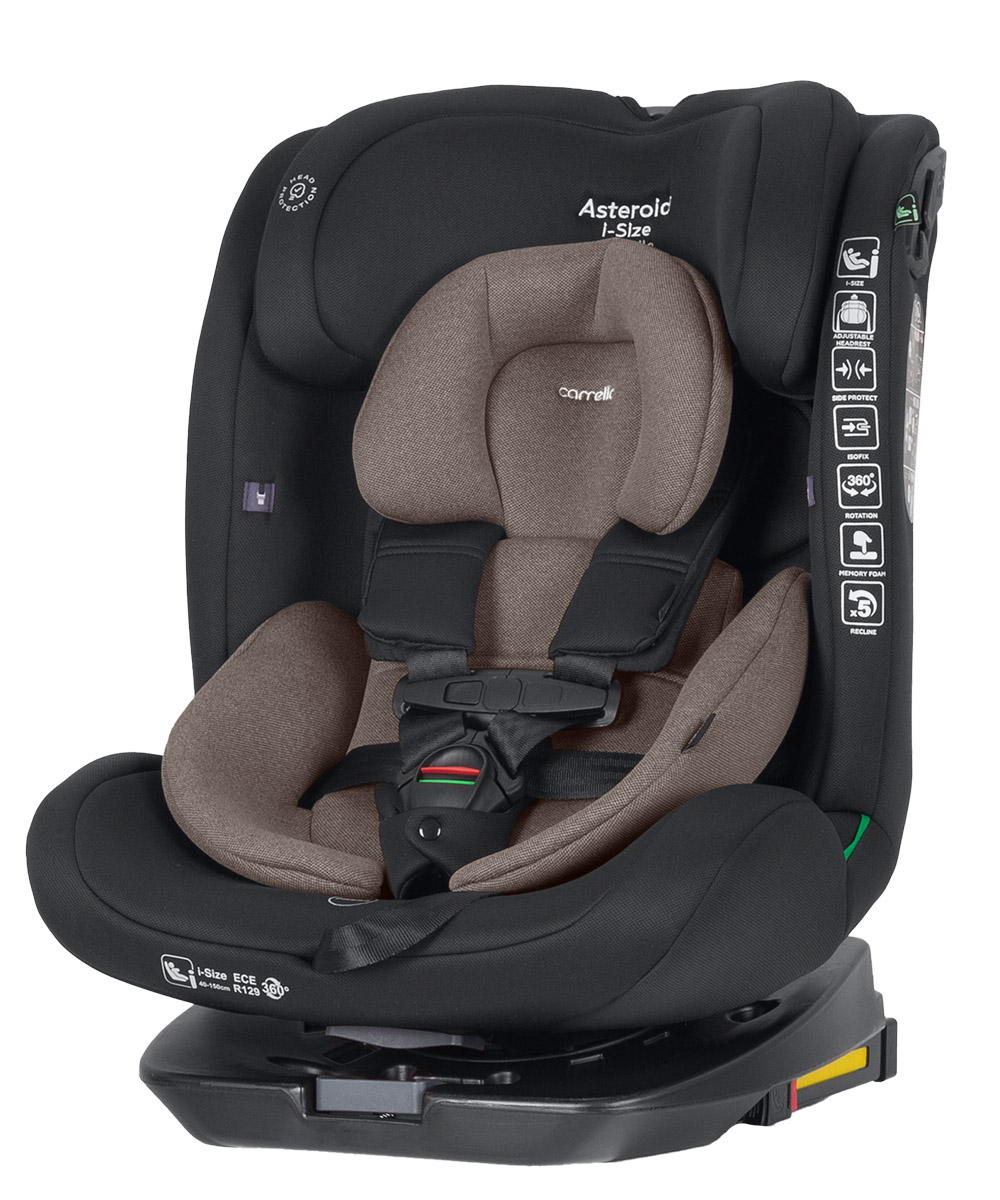 Автокресло Carrello Asteroid i-Size KD10 Isofix 0+/1/2/3 (0-36 кг) коричневый - фото 1
