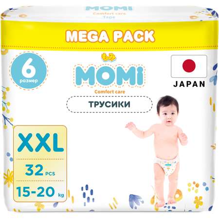Трусики Momi Comfort Care XXL (15-20 кг) 32 шт.