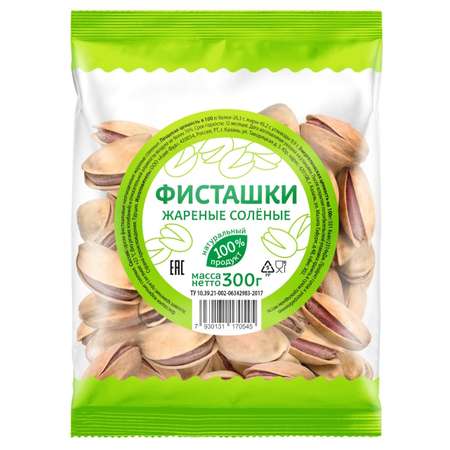Фисташки Азия Фуд жареные соленые 300г