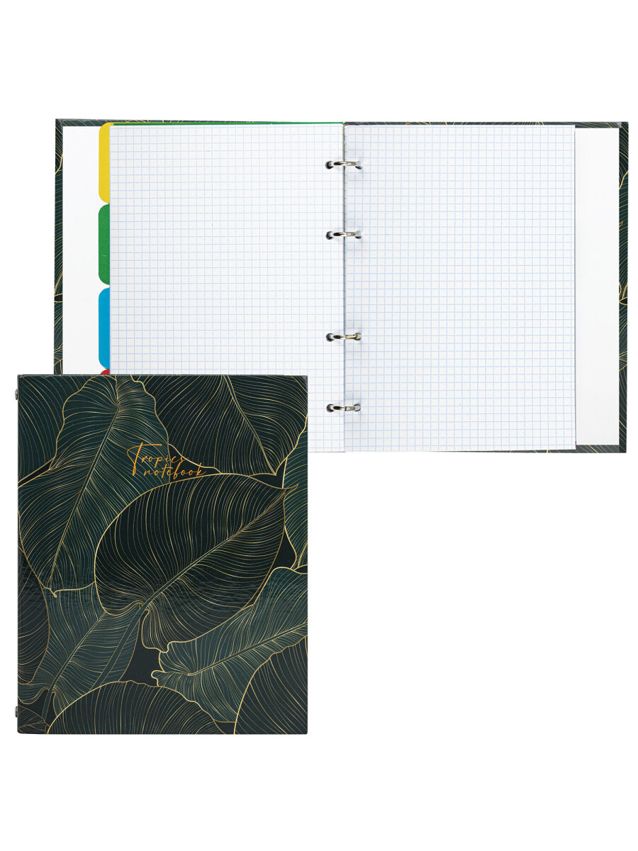 Тетрадь со сменным блоком Brauberg клетка 240 лист. - фото 7