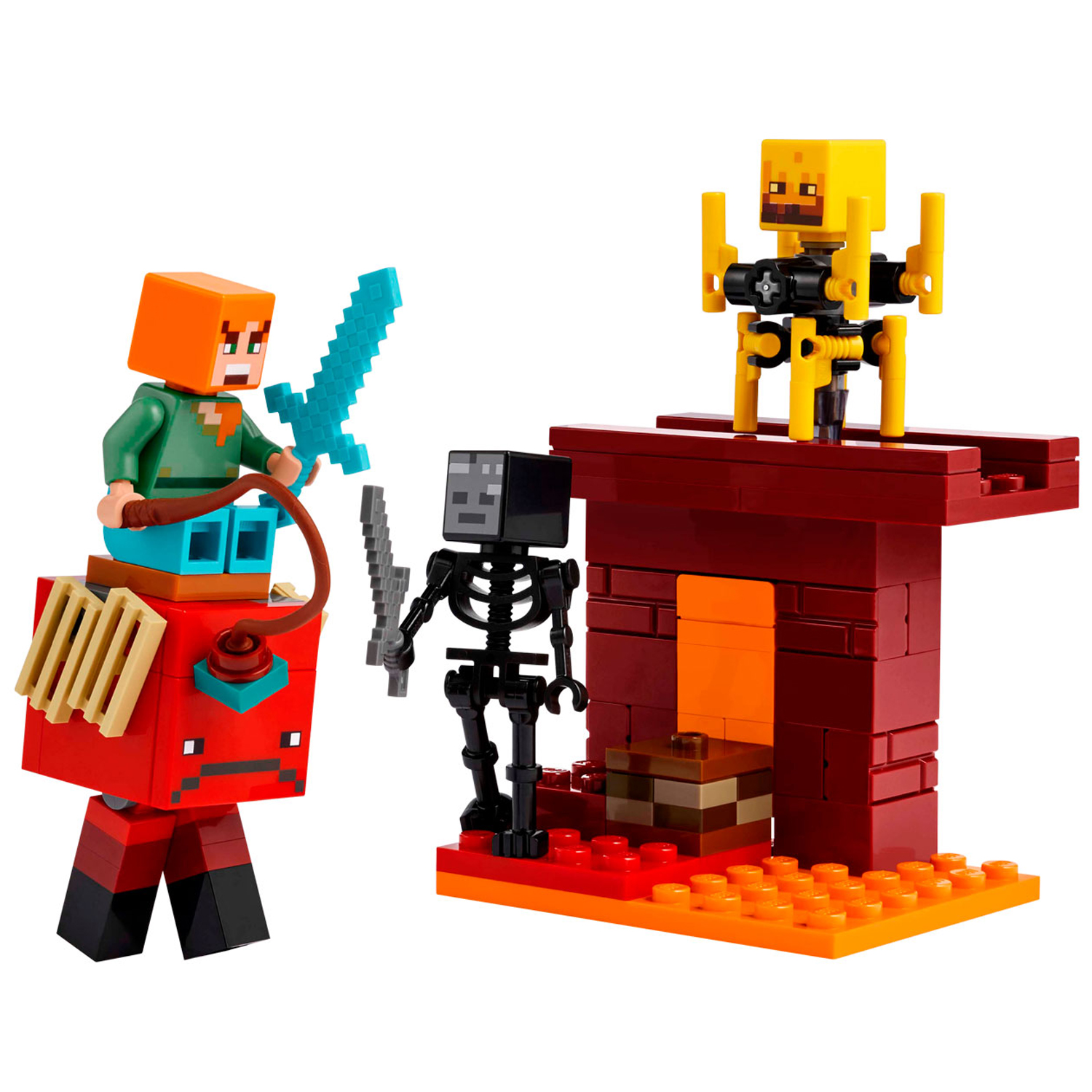 Конструктор LEGO Minecraft Битва в лаве Невер 99 дет. - фото 10