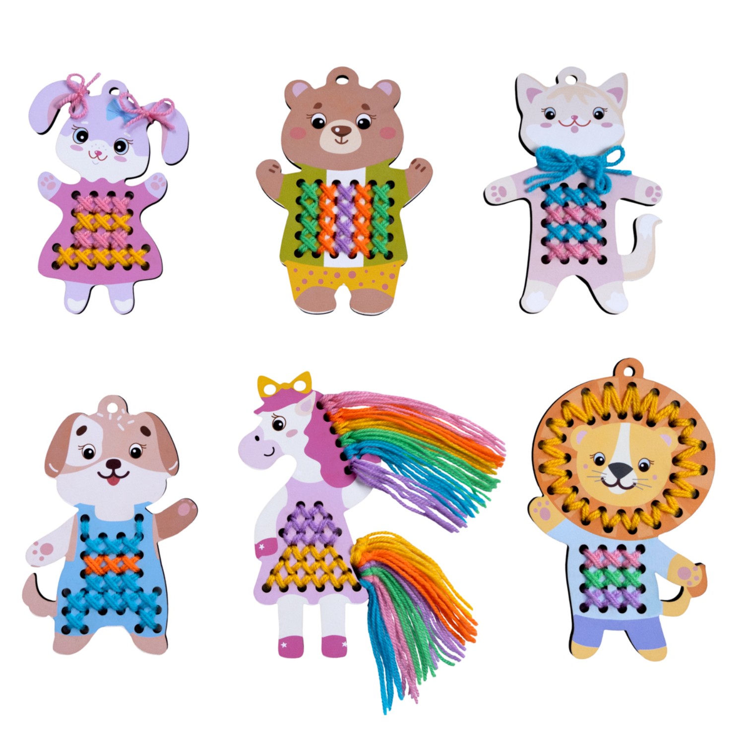 Набор для творчества Десятое королевство вышивание Веселые друзья - фото 3