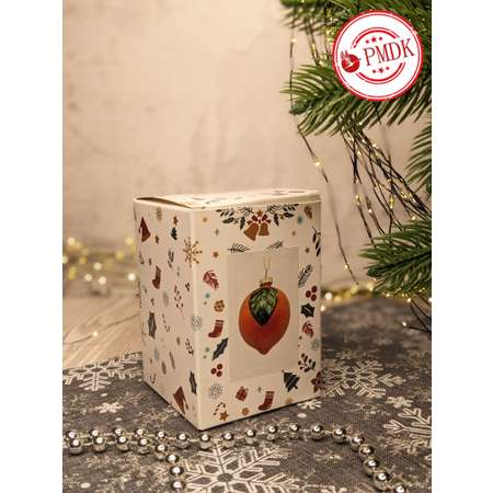 Елочная игрушка Kaemingk Персик EG188-YH2577