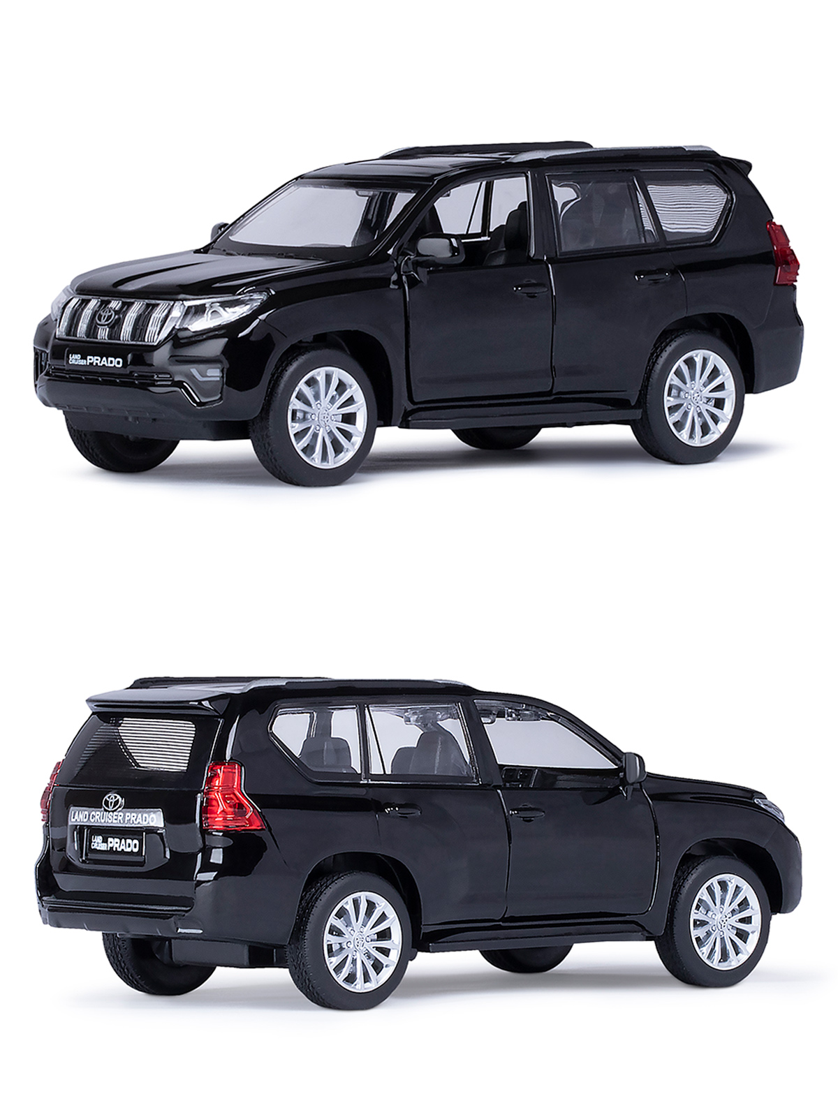 Внедорожник АВТОпанорама Toyota Land Cruiser Prado 1:32 JB1251318 - фото 10
