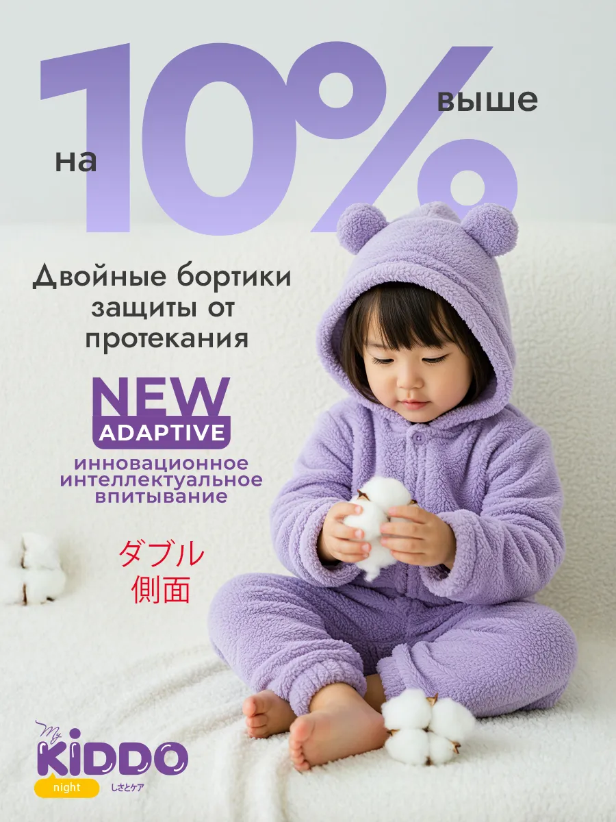 Трусики Kiddo Night XL (12-20 кг) 17 шт. - фото 5