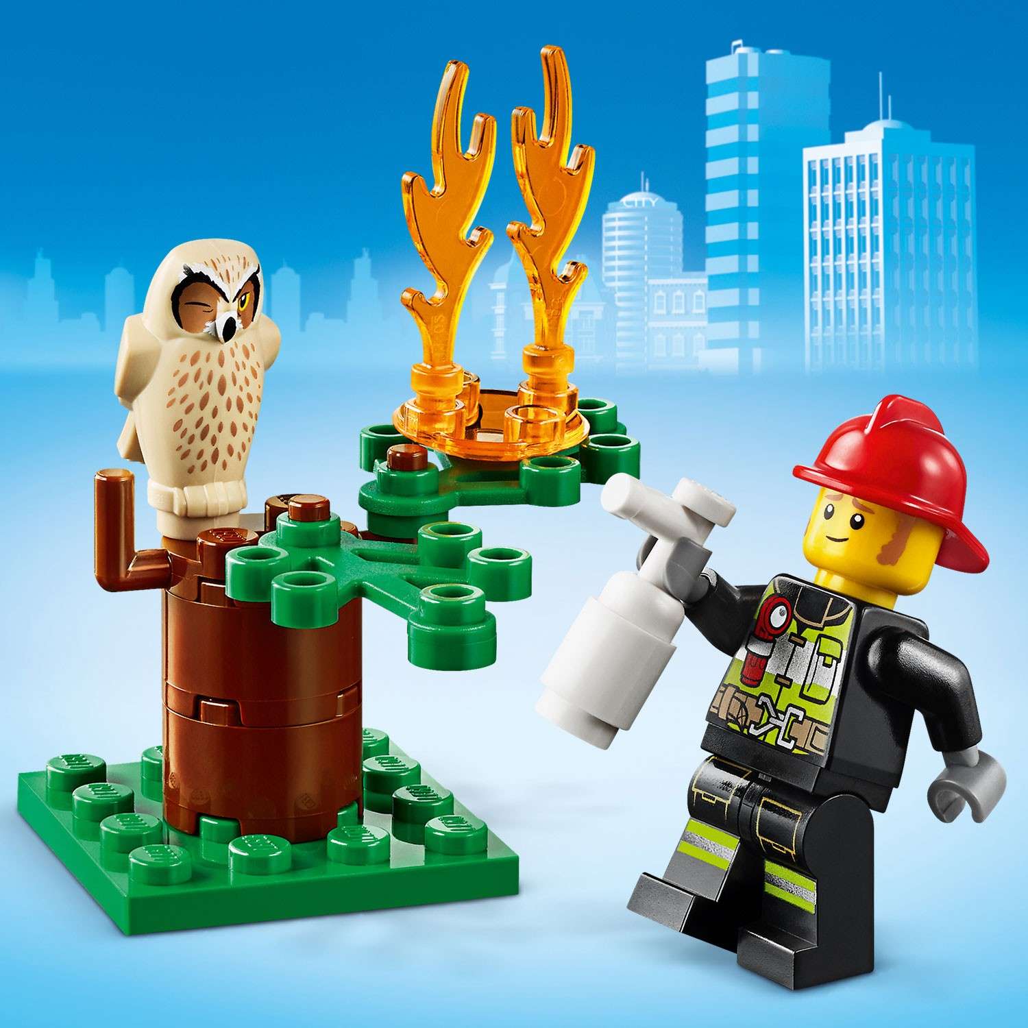 Конструктор LEGO City Fire Лесные пожарные блочный - фото 8