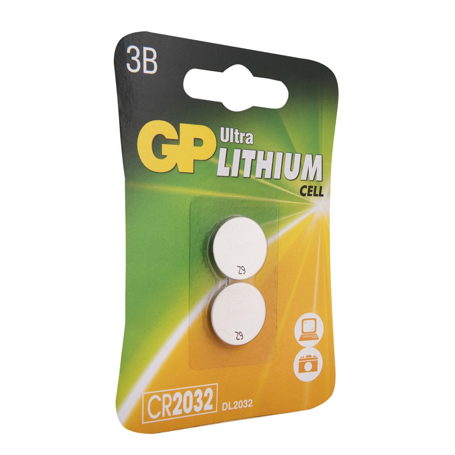 Батарейки GP литиевые GP Ultra 2032 (3V) 2 шт. - фото 5