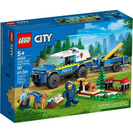 Конструктор LEGO City Дрессировка собак полиции блочный