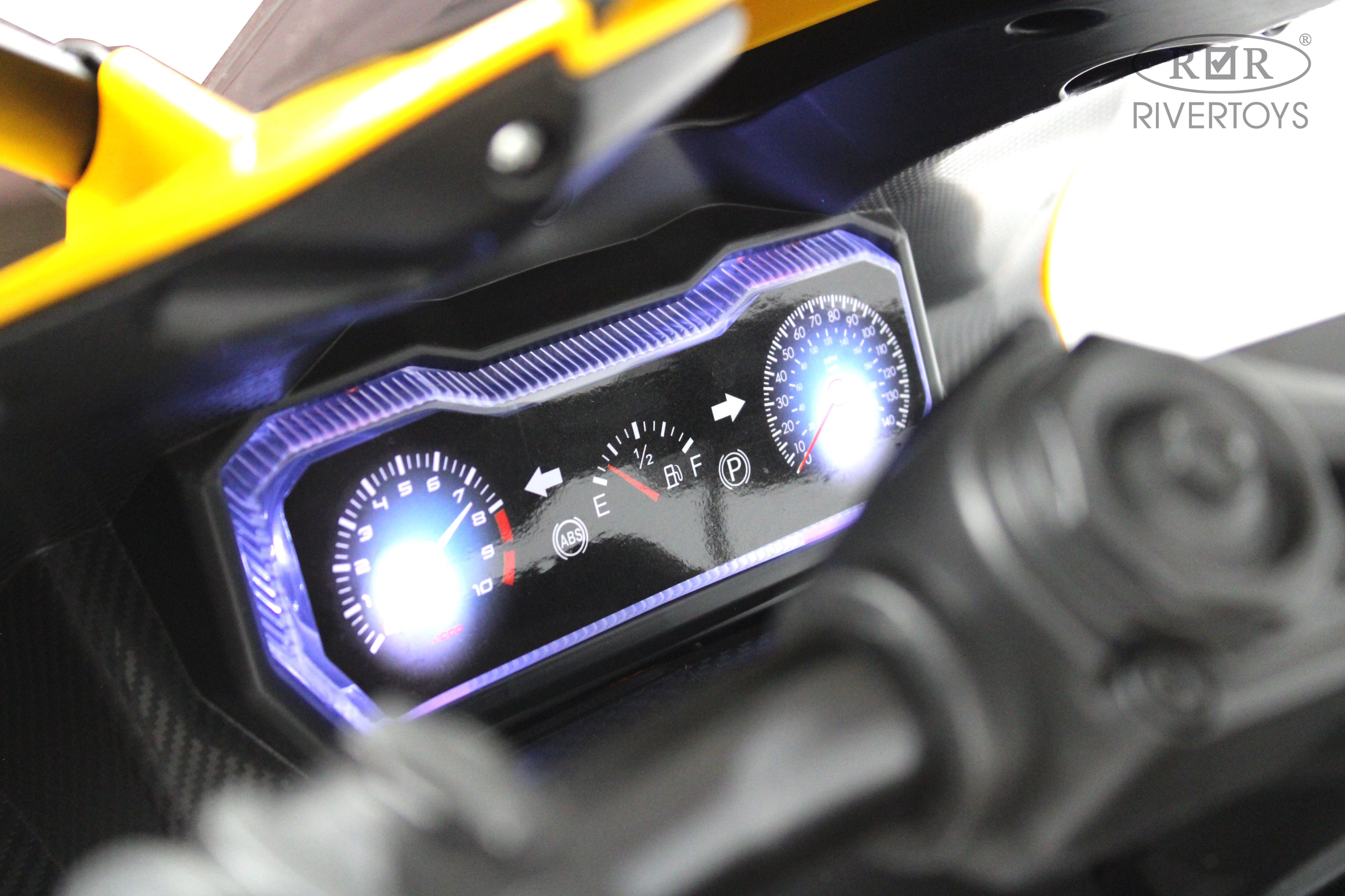 Электромотоцикл RIVERTOYS М777БХ-YELLOW - фото 11