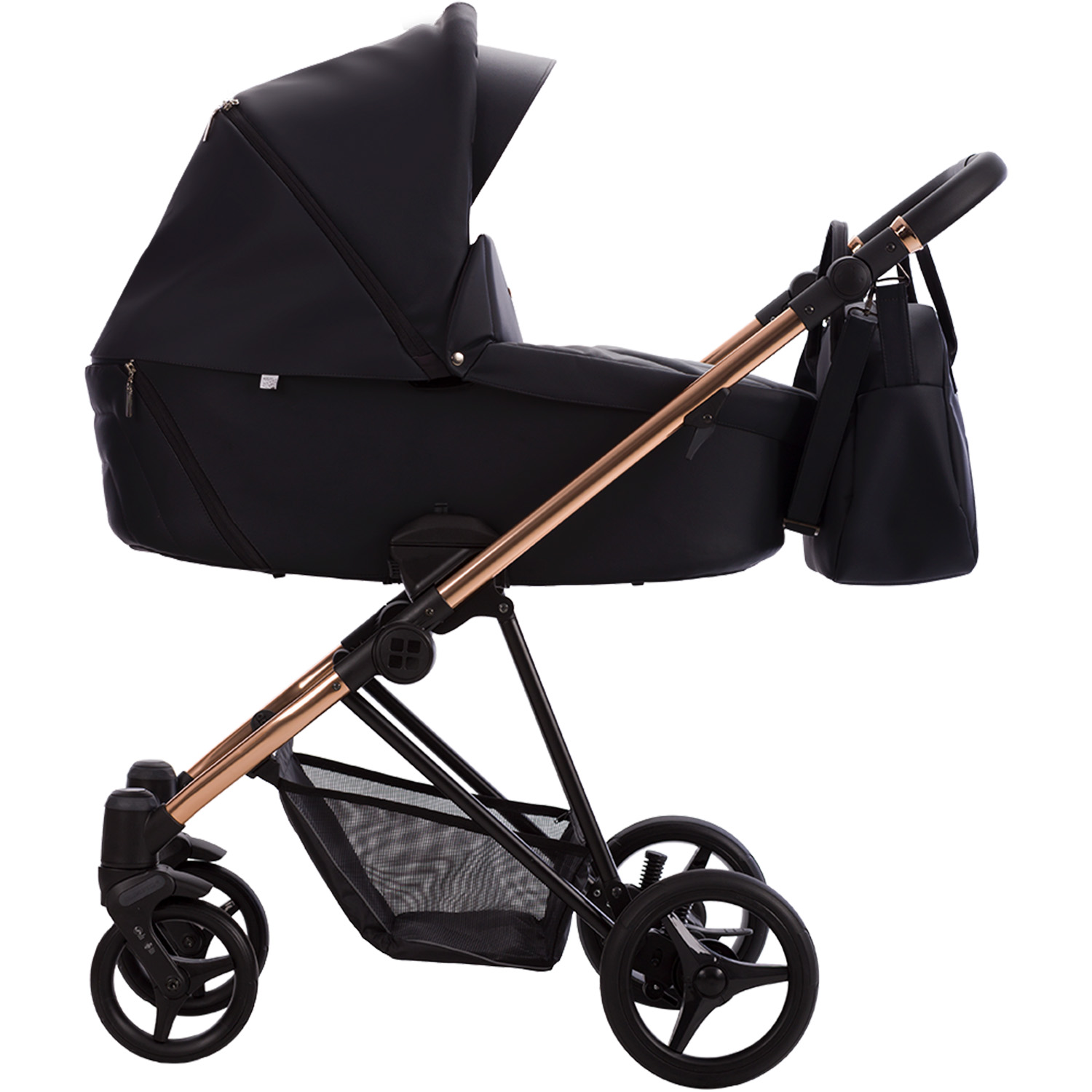 Коляска 2в1 Bebetto Yoddi Premium Class черный - фото 2